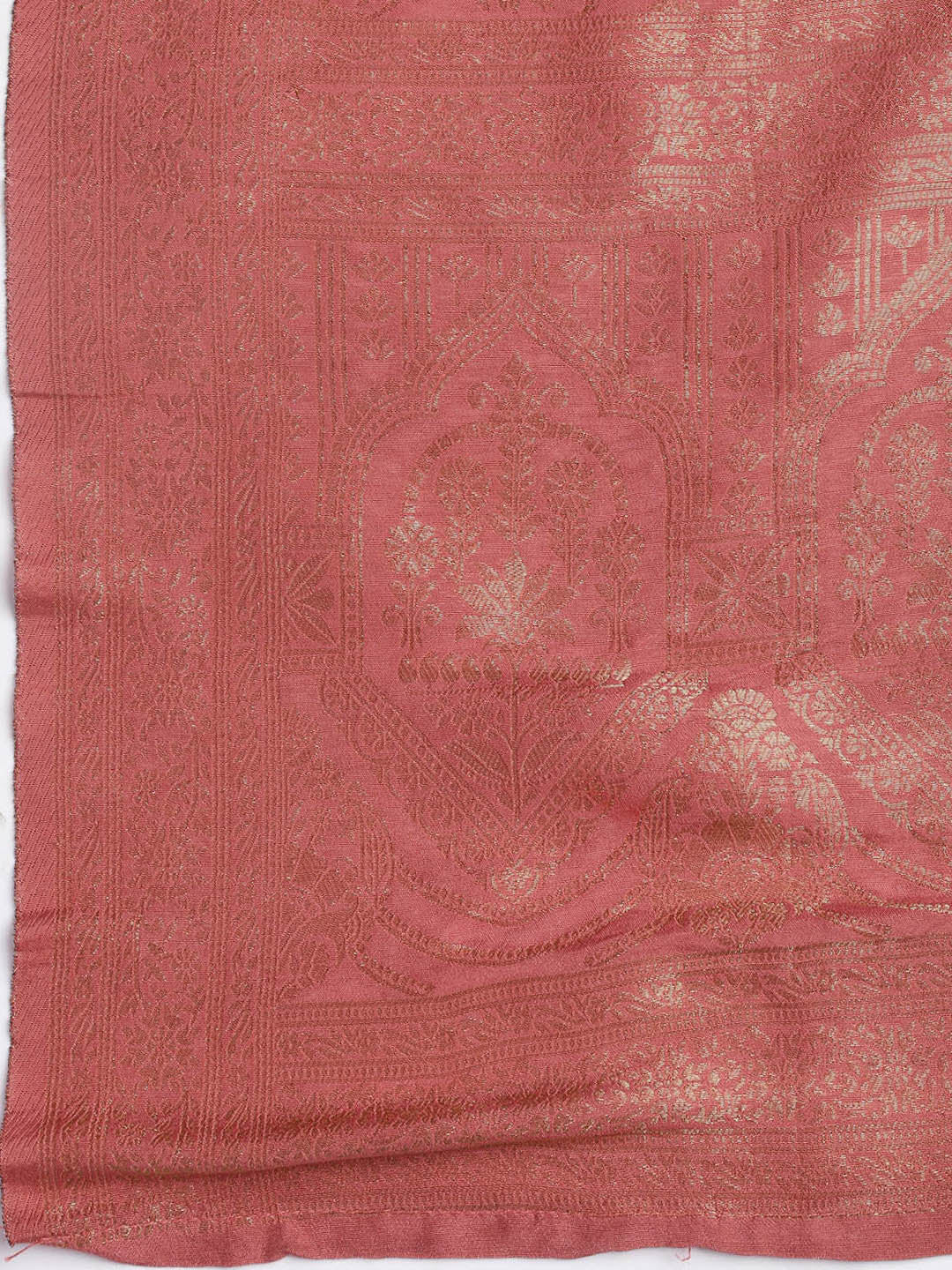 Embroidered Chanderi Unstitched Suit Piece With Dupatta