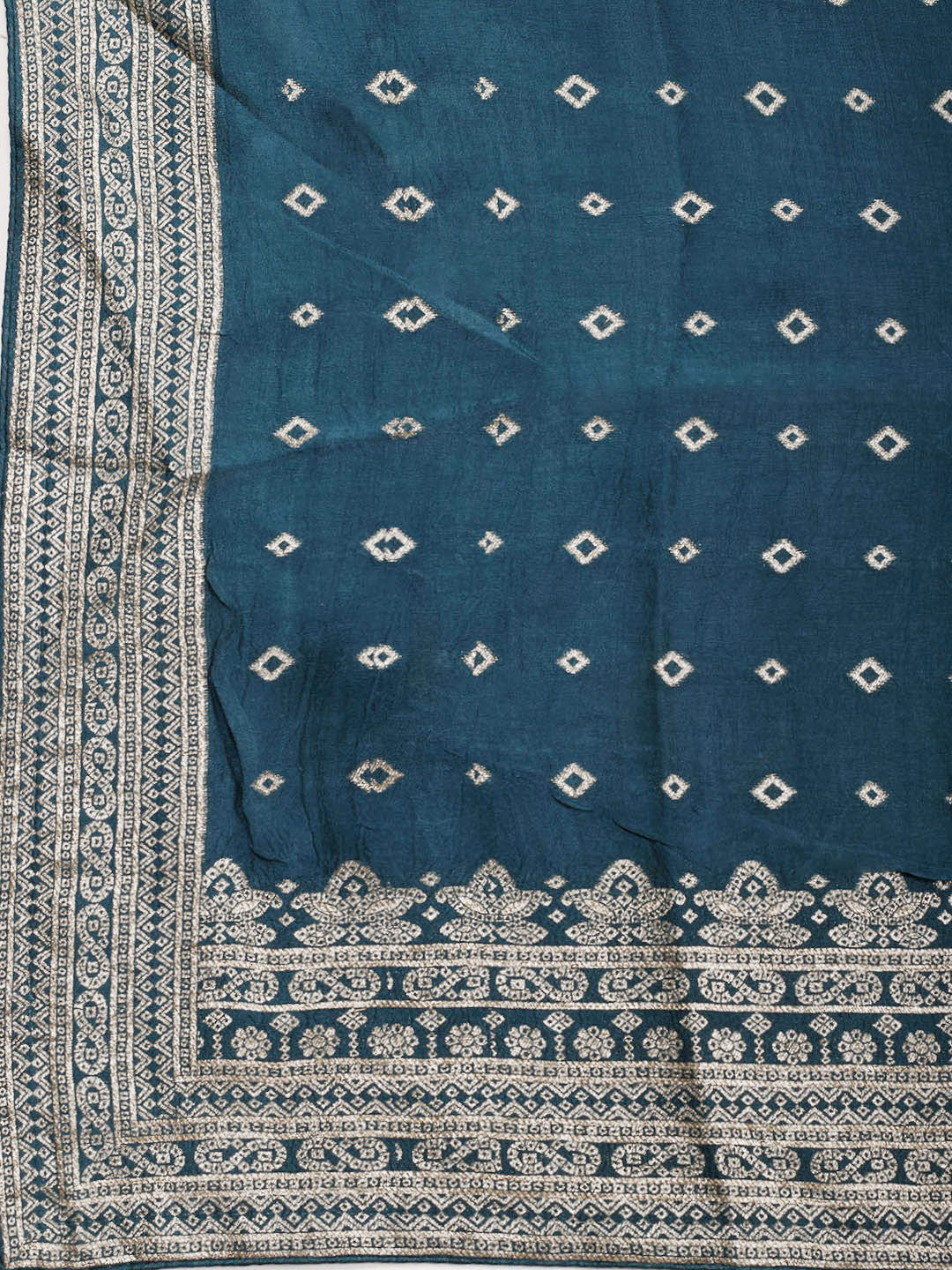 Woven Chanderi Unstitched Suit Piece With Dupatta