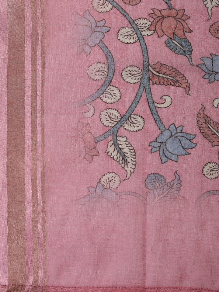 Neck Embroidered Cotton Blend Unstitched Suit With Dupatta