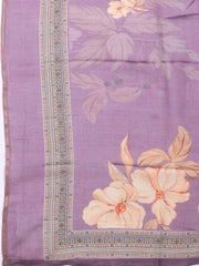 Printed Muslin Unstitched Suit With Dupatta