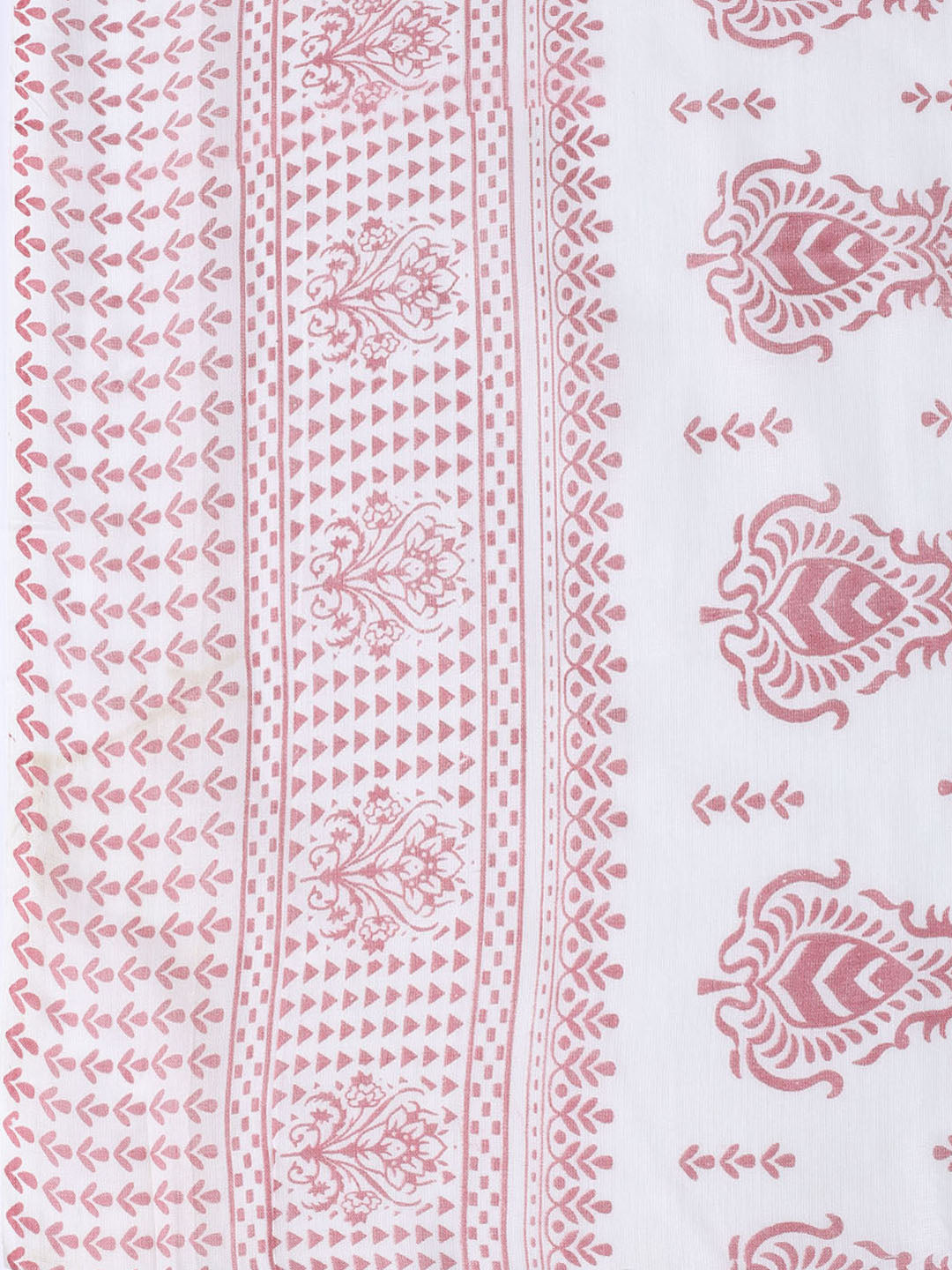 Printed Cotton Blend Unstitched Suit With Dupatta