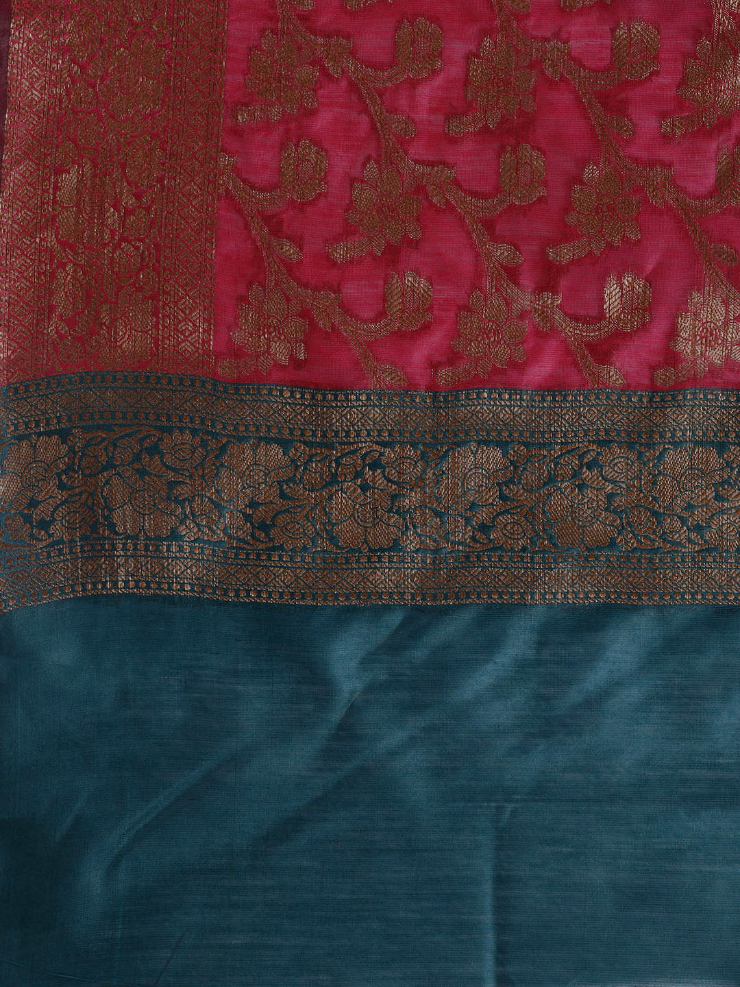 Banarasi Chanderi Unstitched Suit With Dupatta