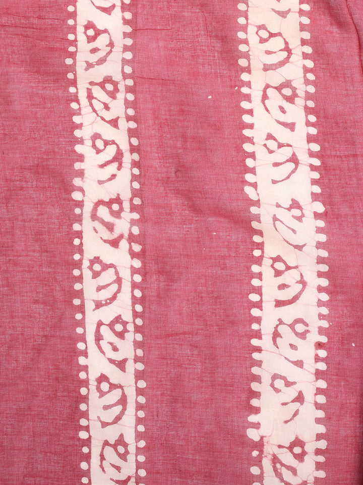 Printed Cotton Blend Unstitched Suit With Dupatta