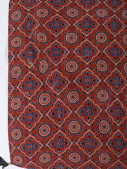 Neck Mirror Work Cotton Blend Unstitched Suit With Dupatta
