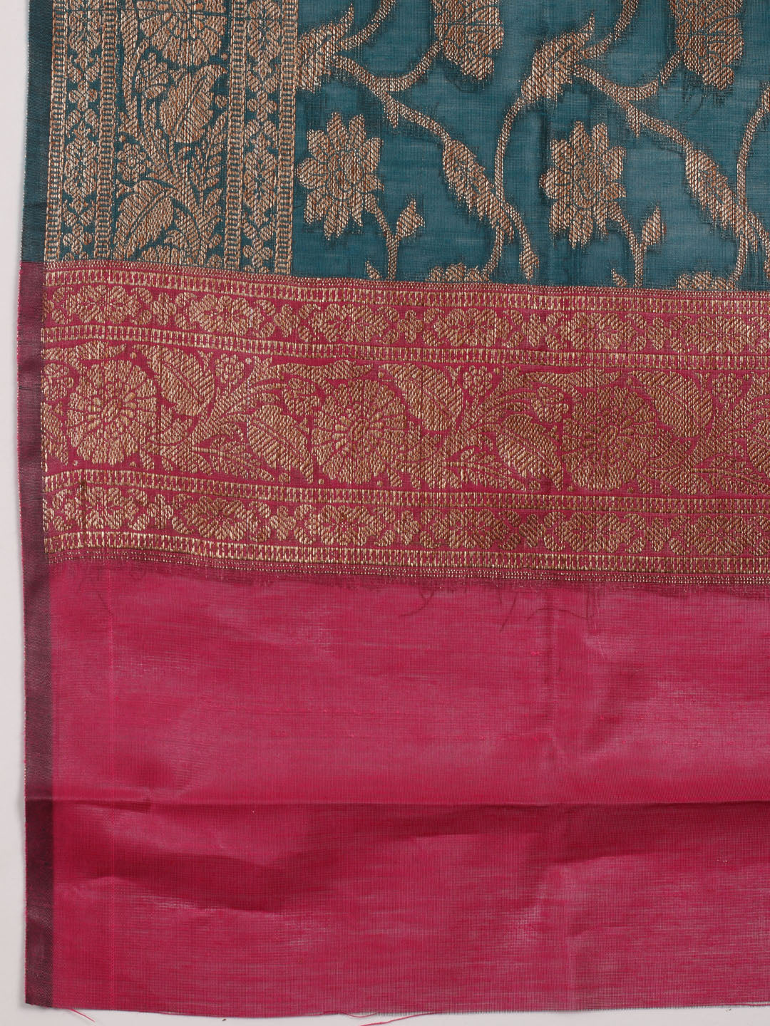 Banarasi Chanderi Unstitched Suit With Dupatta