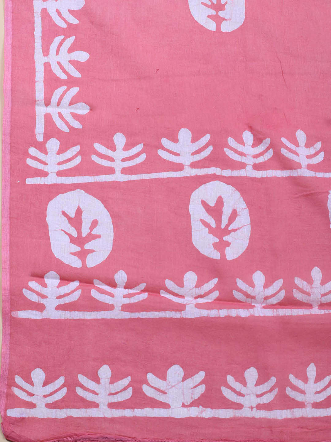 Printed Cotton Blend Unstitched Suit With Dupatta
