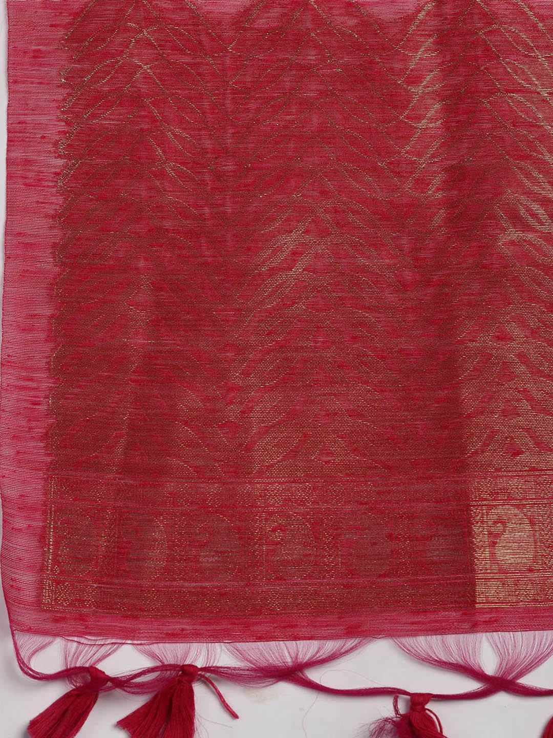Woven Chanderi Unstitched Suit Piece With Dupatta