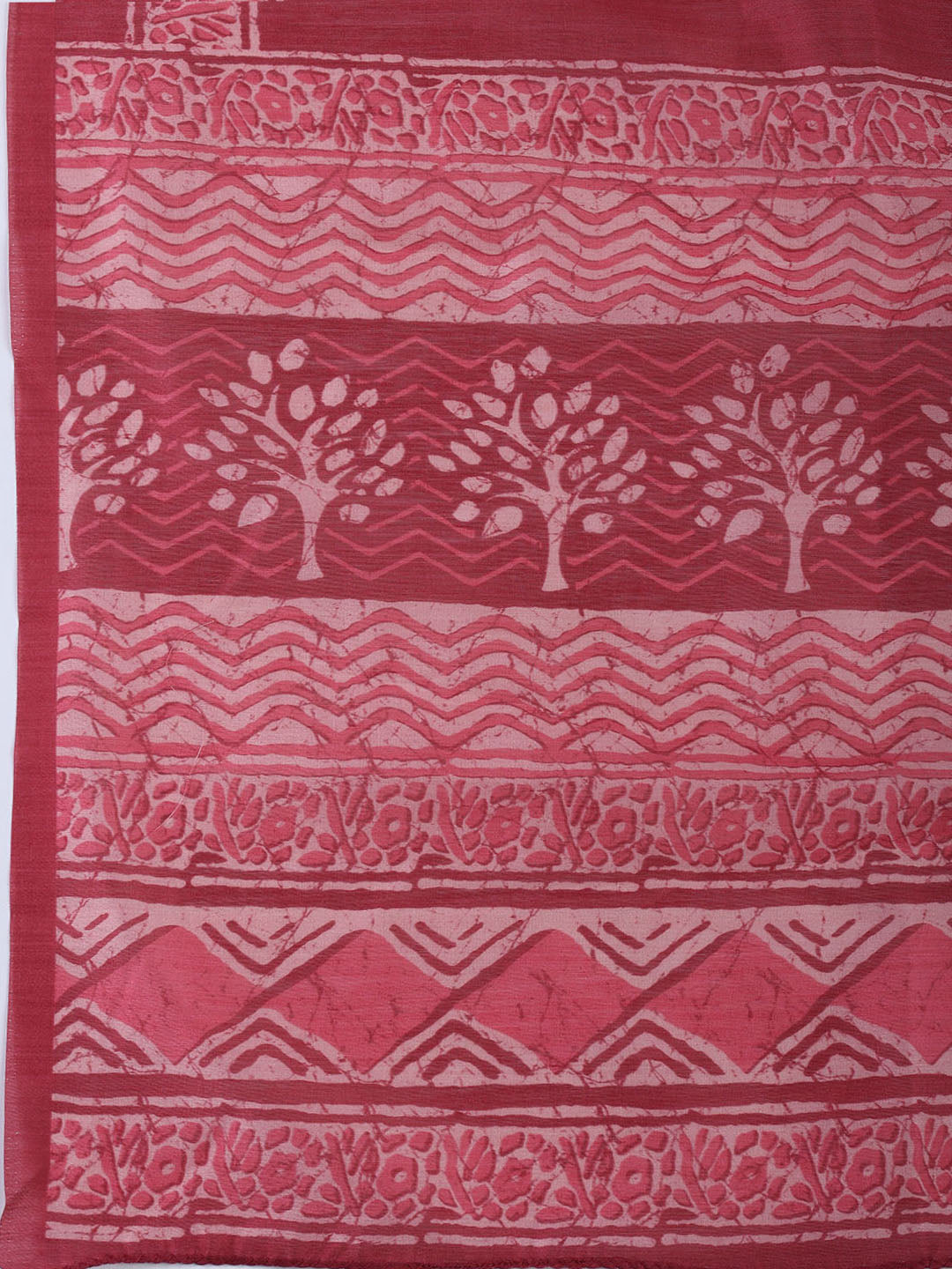 Neck Embroidery Chanderi Unstitched Suit With Dupatta