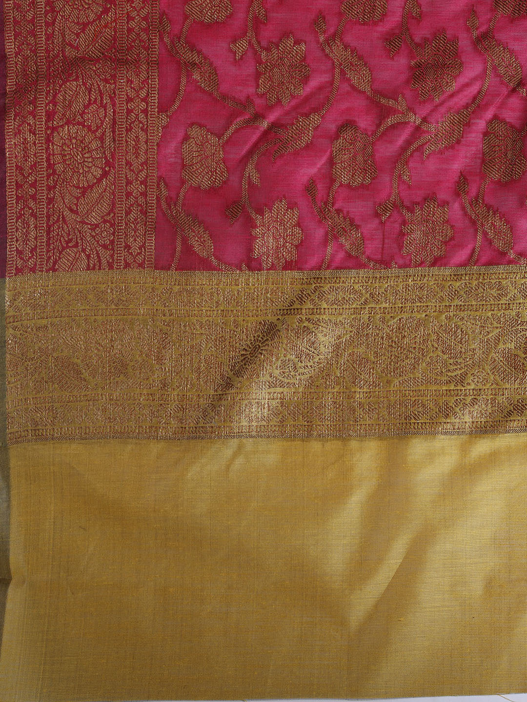 Banarasi Chanderi Unstitched Suit With Dupatta