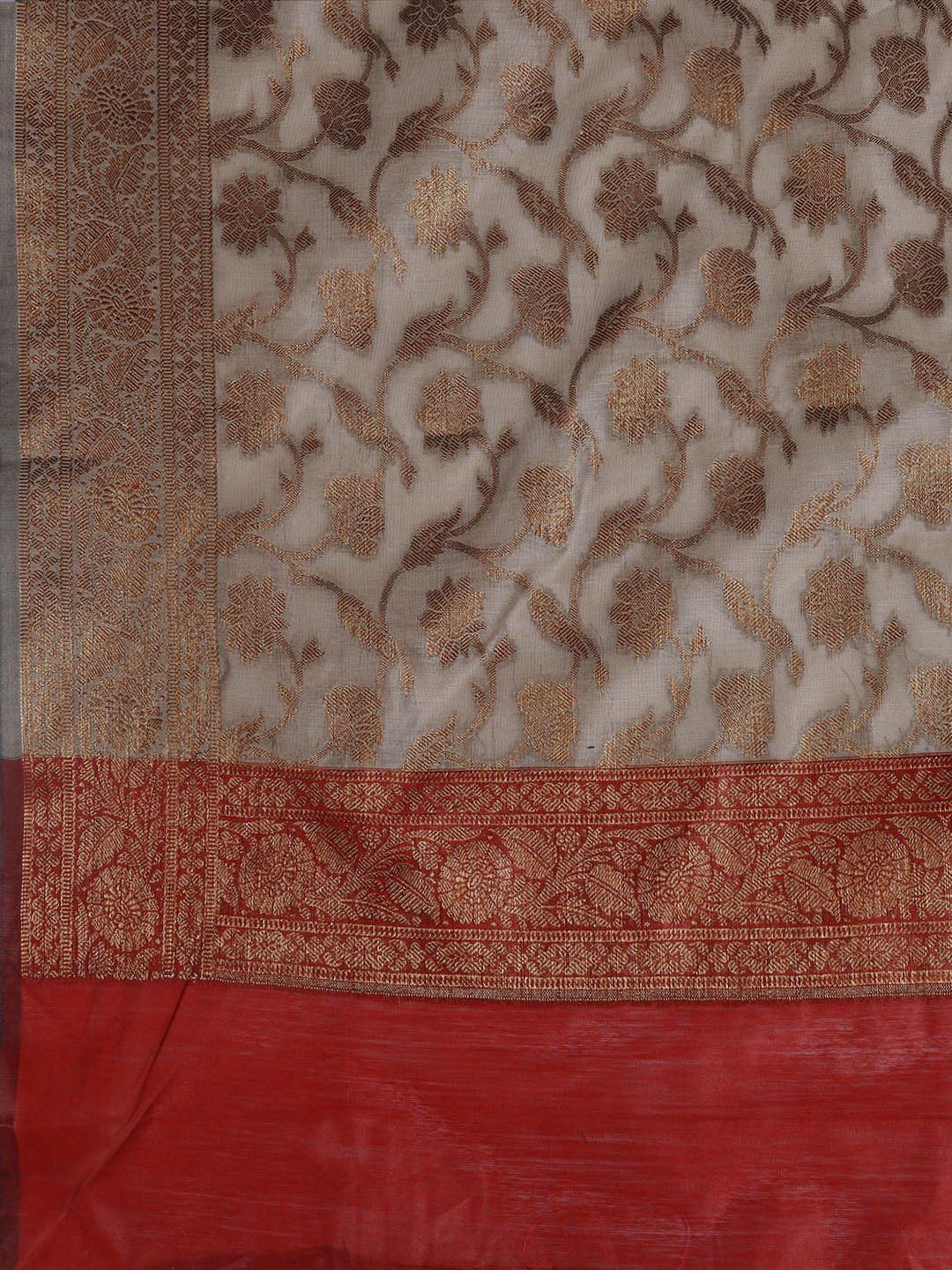 Banarasi Chanderi Unstitched Suit With Dupatta