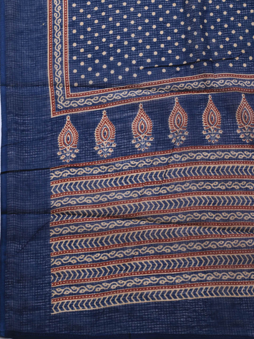 Printed Cotton Blend Unstitched Suit Piece With Dupatta