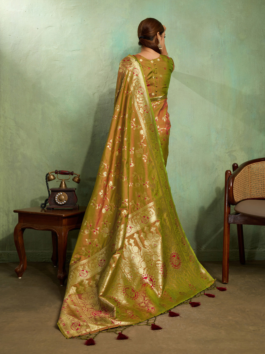 Woven Design Art Silk Saree