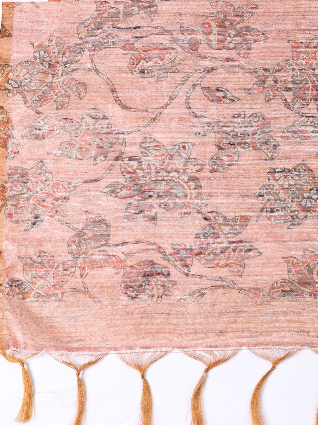 Kantha Work Chanderi Unstitched Suit With Dupatta