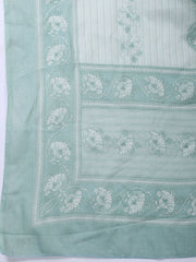Printed Cotton Blend Unstitched Suit Piece With Dupatta