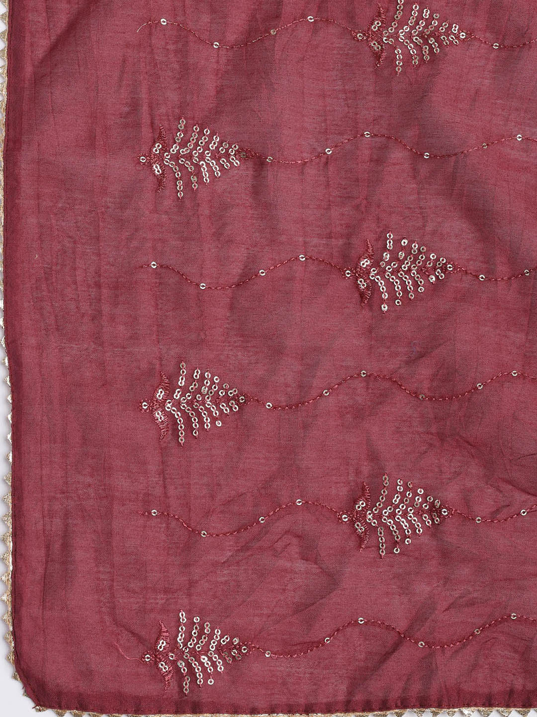 Neck Embroidered Cotton Blend Unstitched Suit Piece With Dupatta