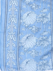 Neck Woek Cotton Blend Unstitched Suit With Dupatta