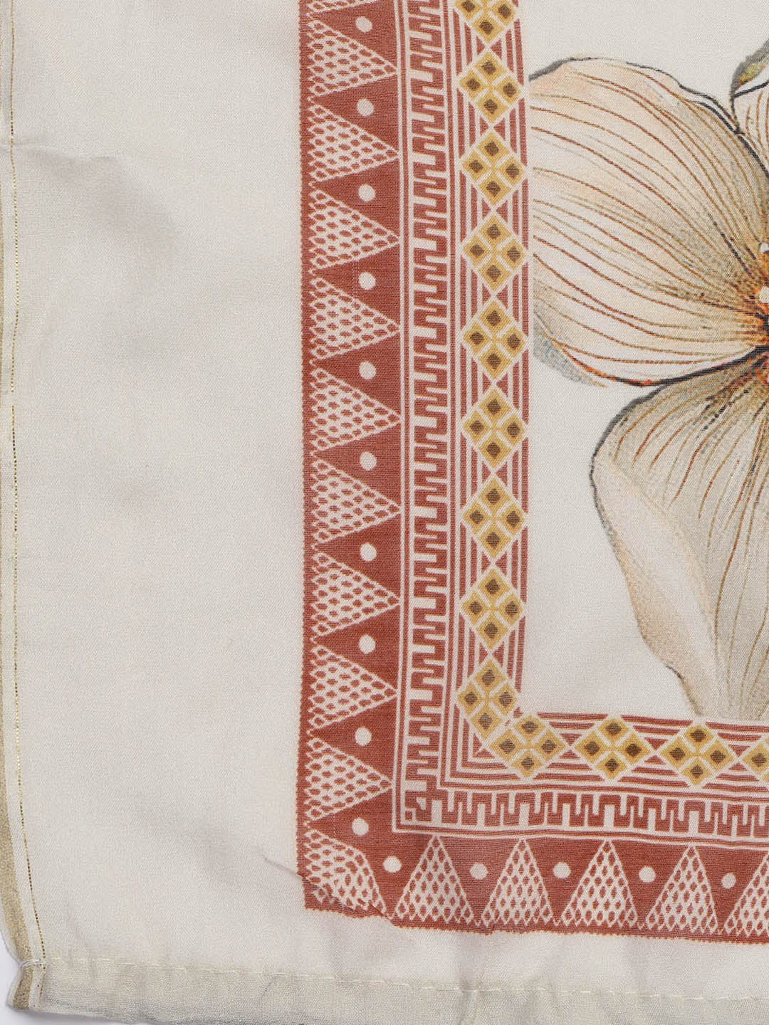 Printed Muslin Unstitched Suit With Dupatta