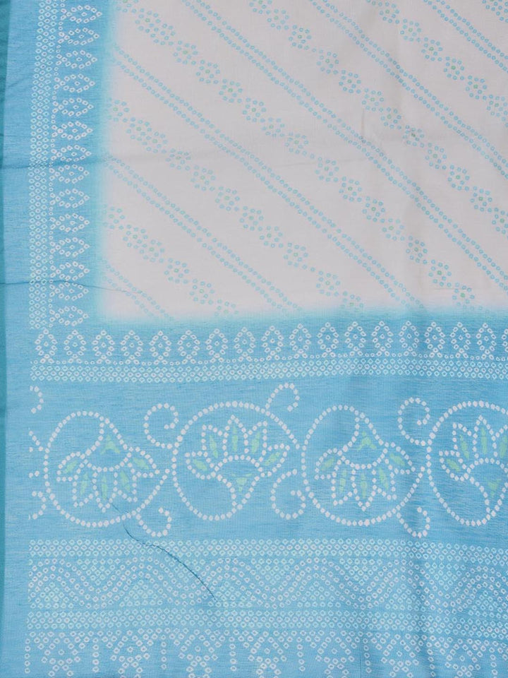 Peinted Cotton Blend Unstitched Suit With Dupatta