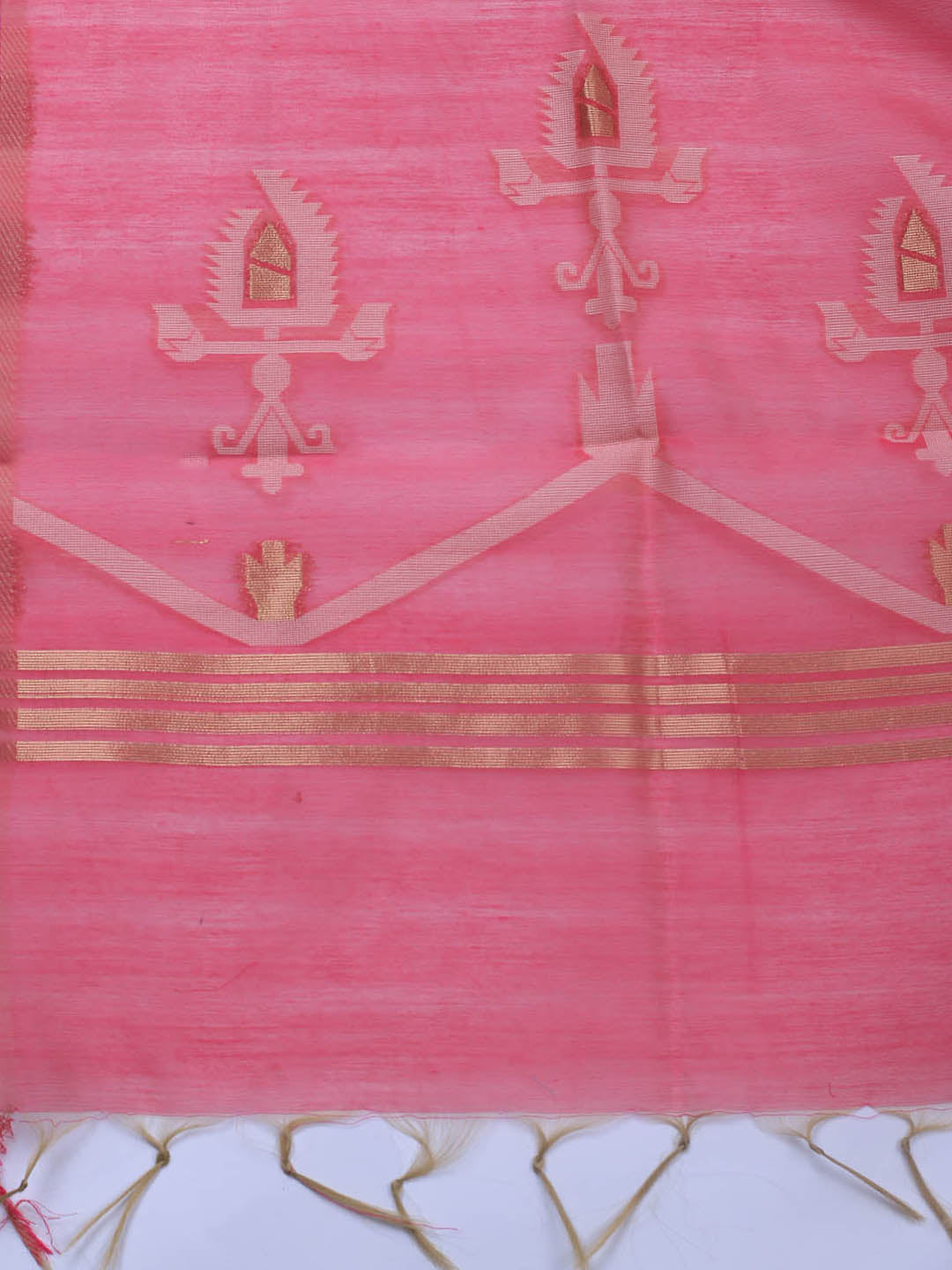 Jamdani Chanderi Unstitched Suit Piece With Dupatta