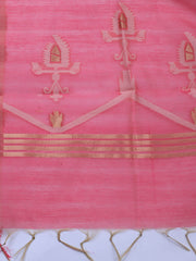 Jamdani Chanderi Unstitched Suit Piece With Dupatta