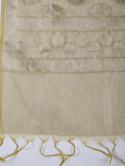 Neck Embroidery Tissue Unstitched Suit With Dupatta