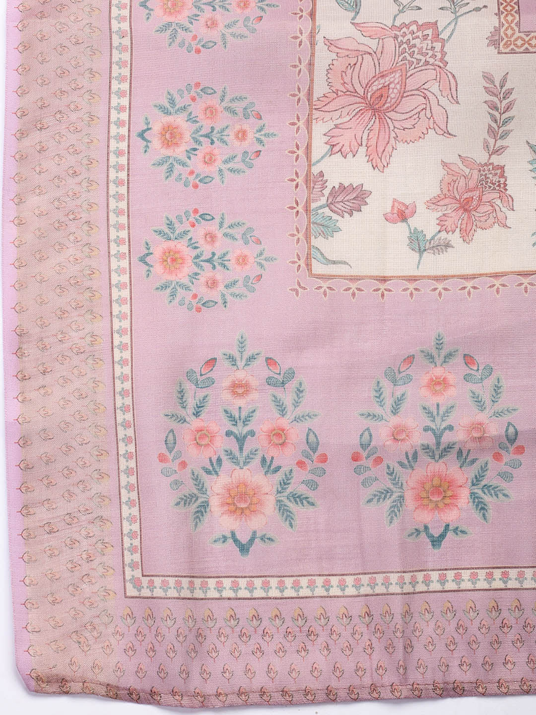 Printed Tissue Unstitched Suit Piece With Dupatta