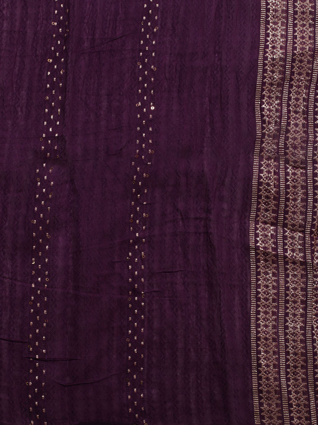 Neck Embroidered Chanderi Unstitched Suit Piece With Dupatta