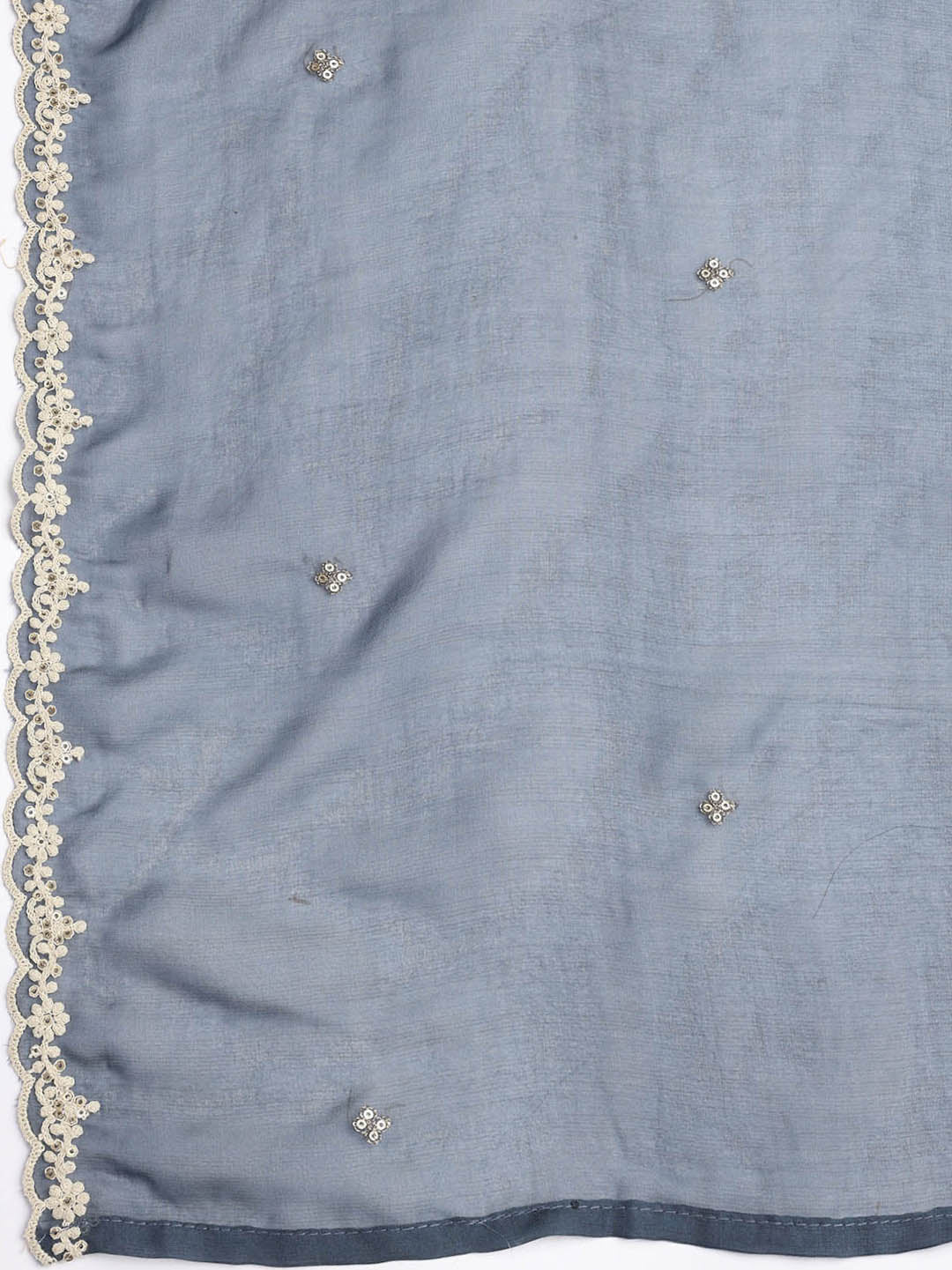 Embroidered Muslin Unstitched Suit With Dupatta