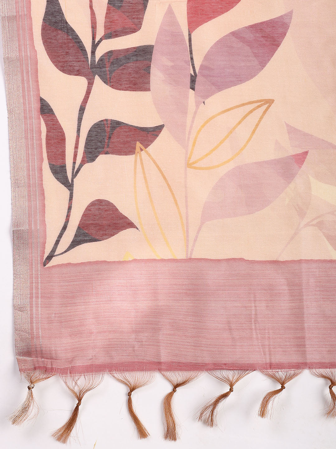Kantha Work Chanderi Unstitched Suit With Dupatta