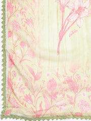 Printed Muslin Unstitched Suit With Dupatta