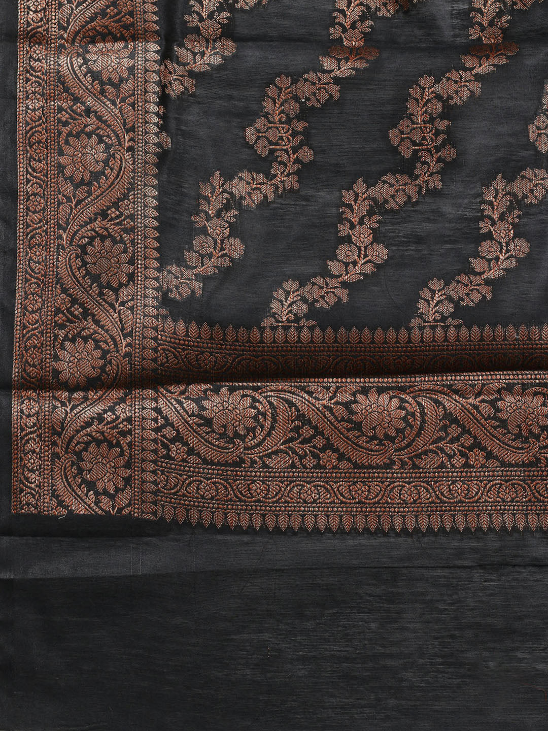 Woven Chanderi Unstitched Suit Piece With Dupatta