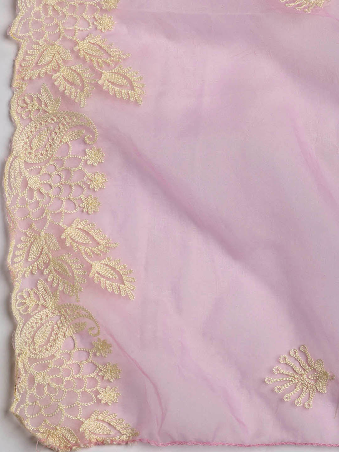 Cotton Blend Unstitched Suit Piece With Dupatta