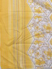 Printed Cotton Blend Unstitched Suit With Dupatta