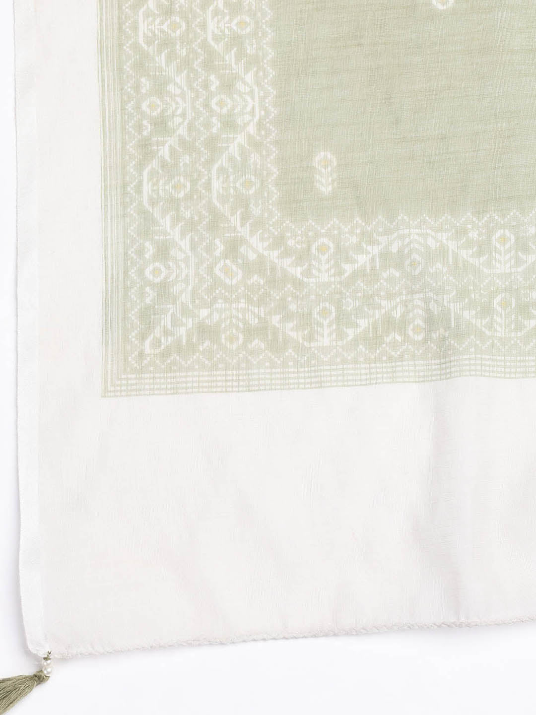 Printed Linen Unstitched Suit With Dupatta