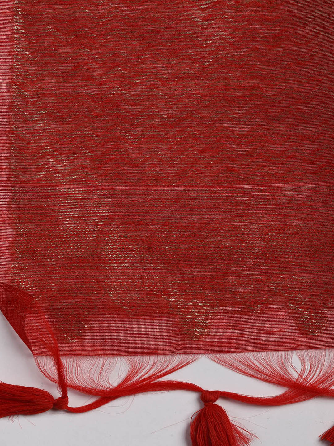 Woven Chanderi Unstitched Suit Piece With Dupatta