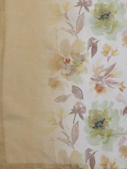 Printed Linen Unstitched Suit Piece With Dupatta