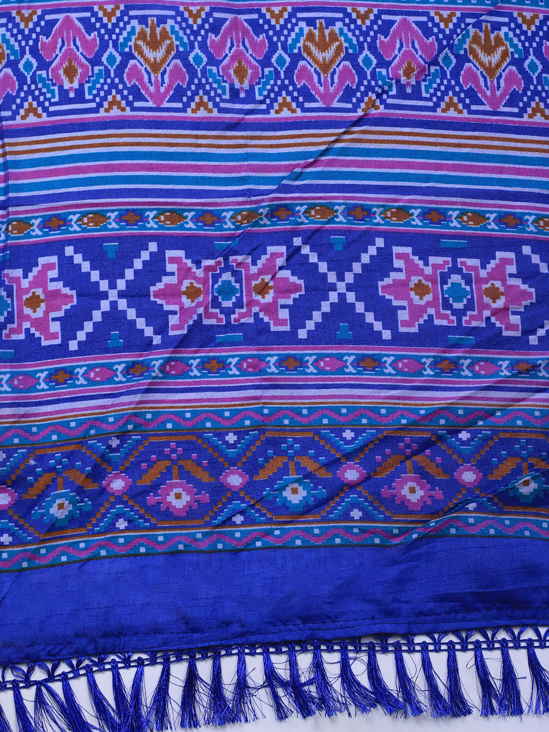 Art Silk Unstitched Suit Piece With Dupatta