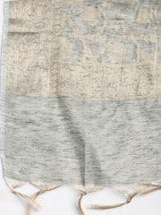 Embroidered Chanderi Unstitched Suit Piece With Dupatta