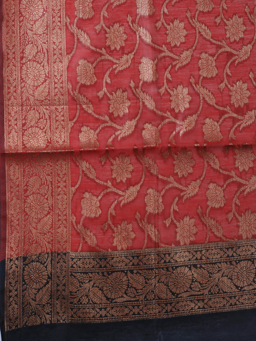 Banarasi Chanderi Unstitched Suit With Dupatta