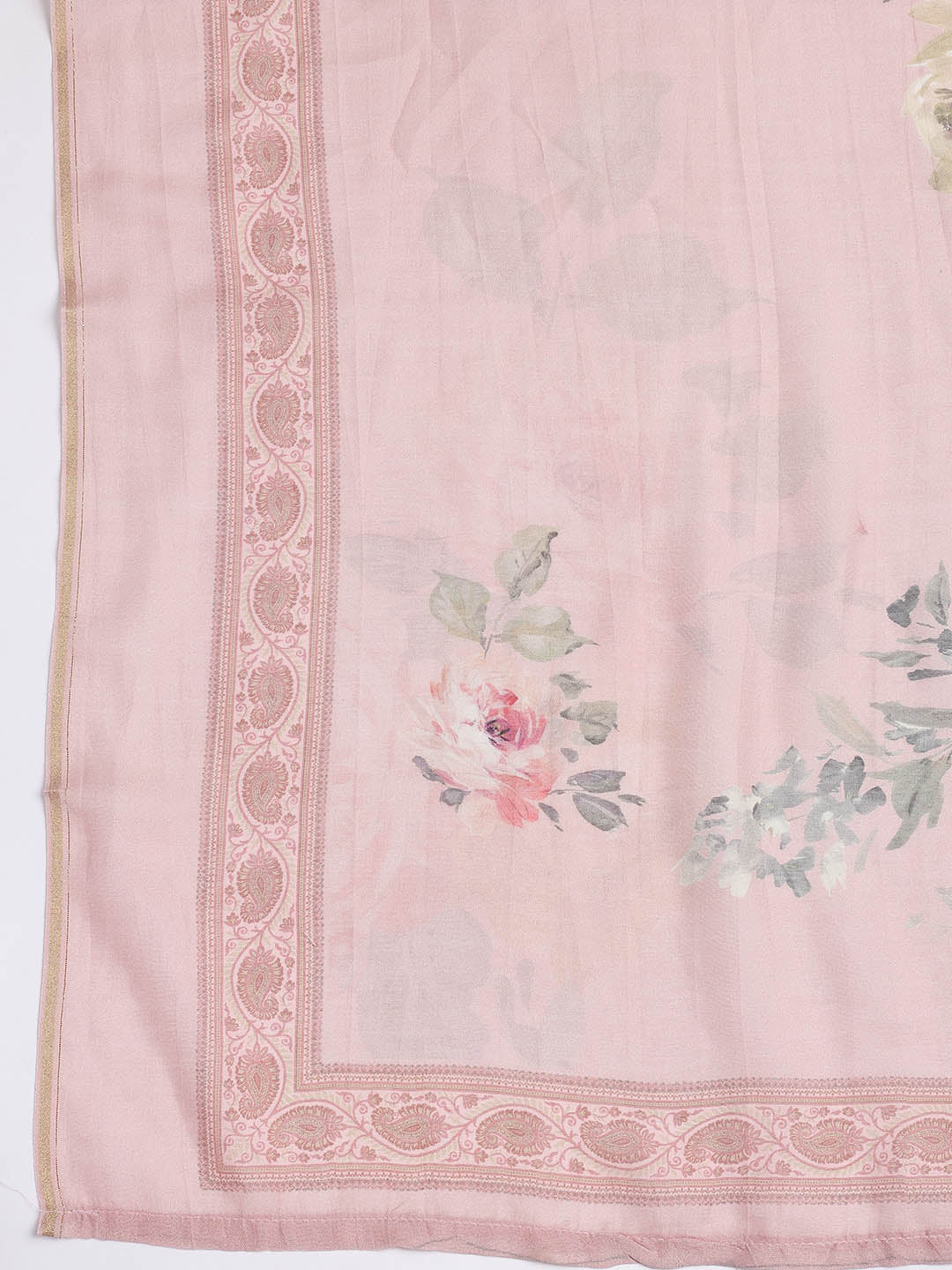 Printed Muslin Unstitched Suit With Dupatta