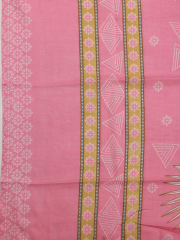 Printed Cotton Unstitched Suit Dupatta