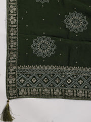 Woven Art Silk Unstitched Suit Piece With Dupatta