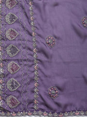 Embroidered Organza Unstitched Suit Piece With Dupatta