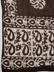 Printed Cotton Blend Unstitched Suit With Dupatta