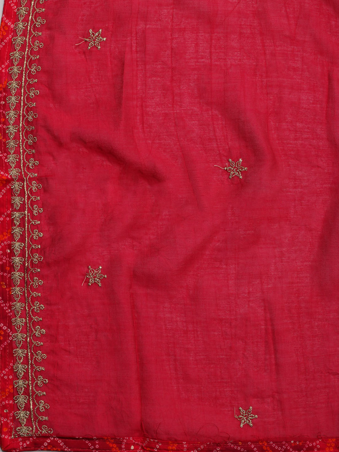 Neck Embroidered Cotton Blend Unstitched Suit With Dupatta