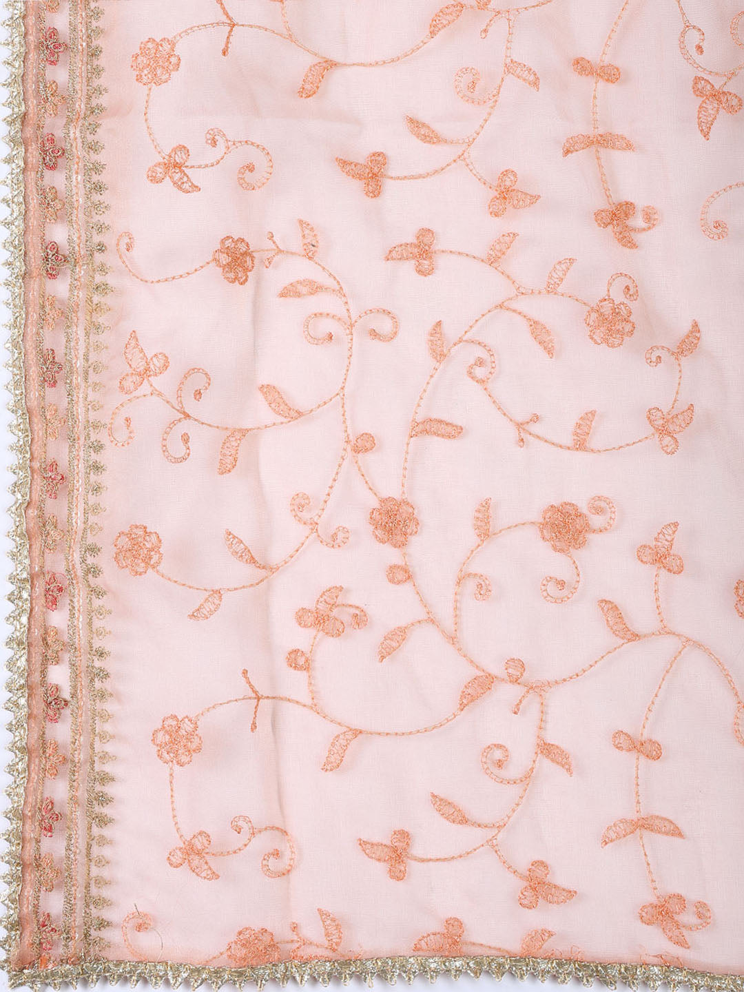 Neck Embroidery Tissue Unstitched Suit With Dupatta