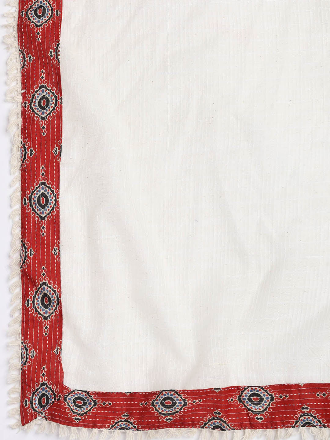 Printed Cotton Blend Unstitched Suit Piece With Dupatta