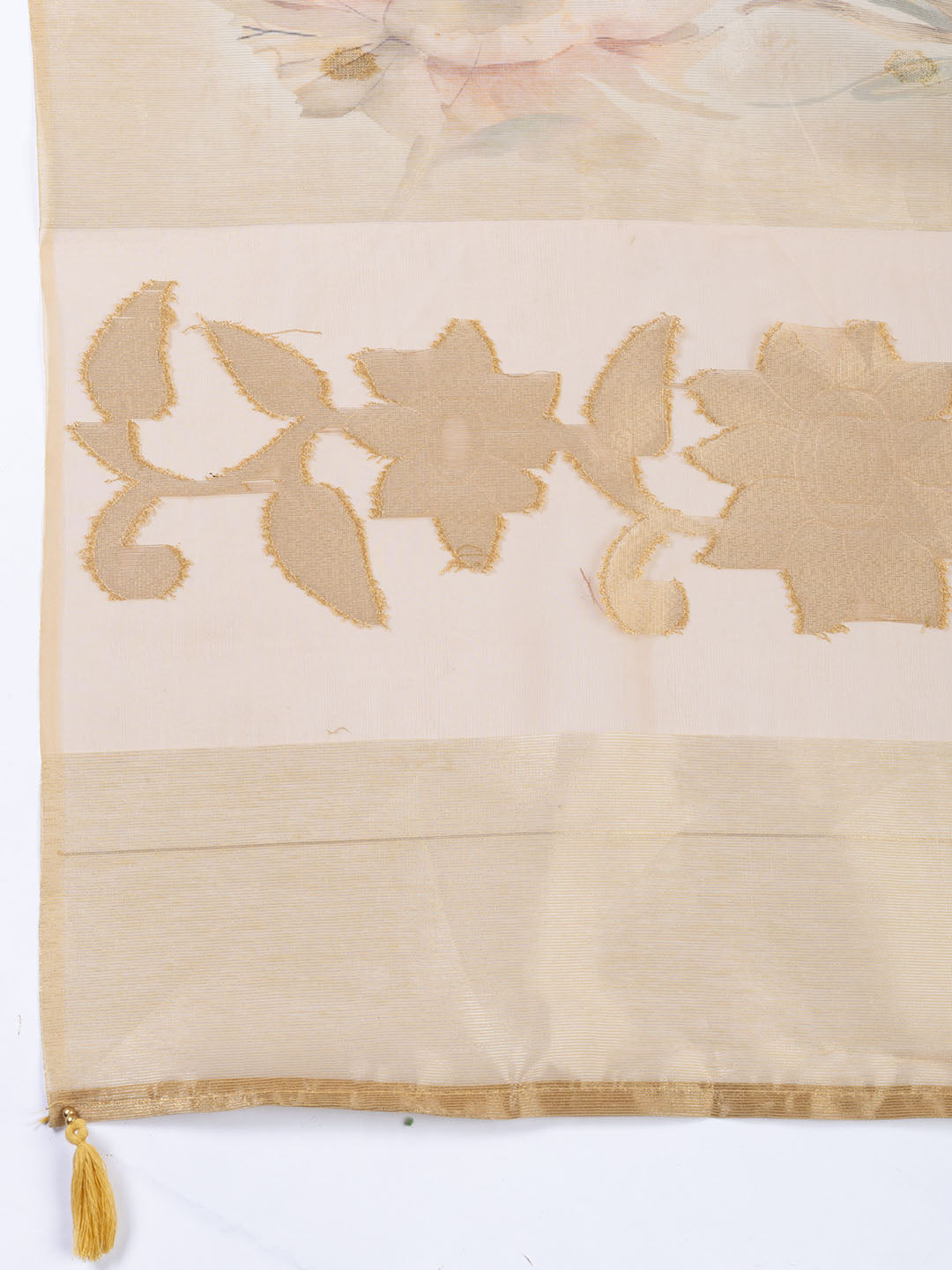 Embroidered Tissue Unstitched Suit With Dupatta