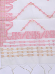 Jamdani Chanderi Unstitched Suit Piece With Dupatta