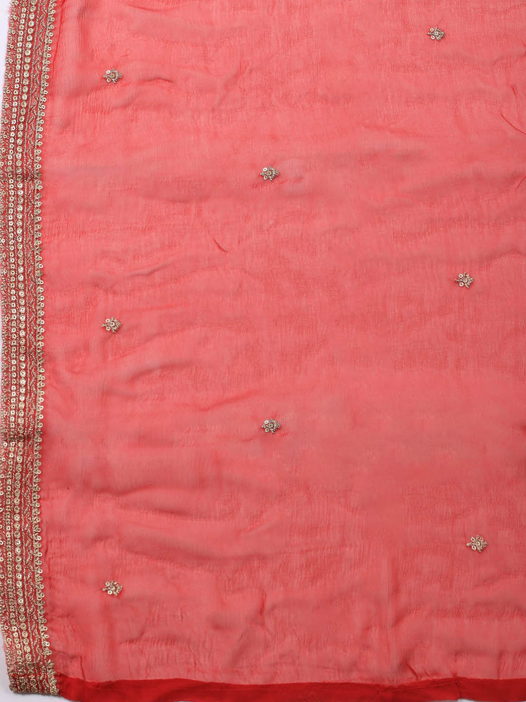 Printed Crepe Unstitched Suit With Dupatta